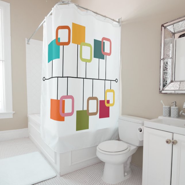 Mobile  shower curtain (In Situ)