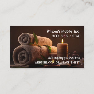 Mobile Spa Business Card