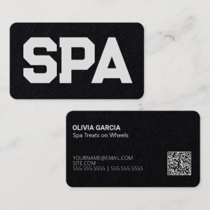 Mobile Spa Custom QR Business Card