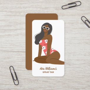 Mobile Spray Tan Business Card