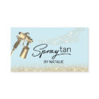 Mobile Spray Tan Light Blue Gold Airbrush Tanning