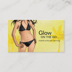 Mobile Spray Tanning Business Card
