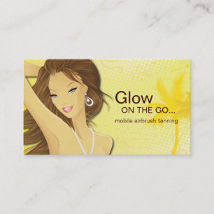 Mobile Spray Tanning Business Card