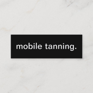 Mobile Tanning Business Card