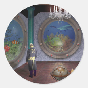 Mobilis in Mobili Classic Round Sticker