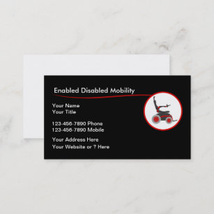 Mobility And Medical Supplies Business Card