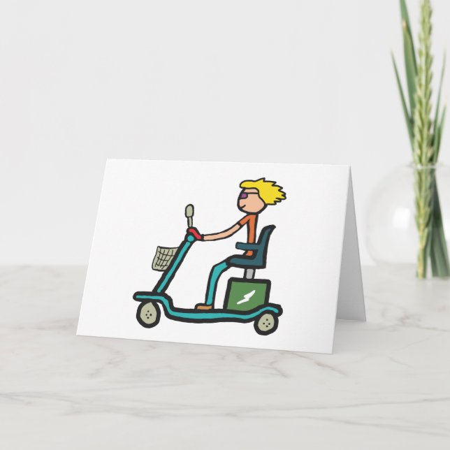 Mobility Scooter Card (Front)