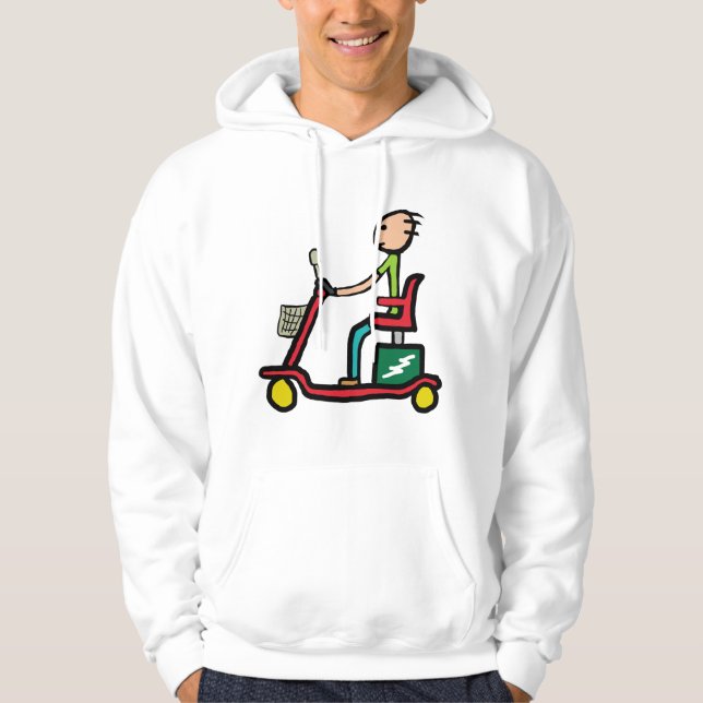 Mobility Scooter Hoodie (Front)