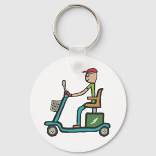 Mobility Scooter Key Ring