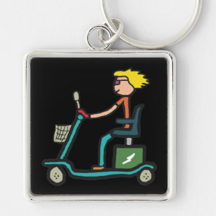 Mobility Scooter Key Ring