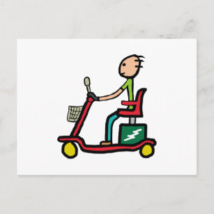 Mobility Scooter Postcard
