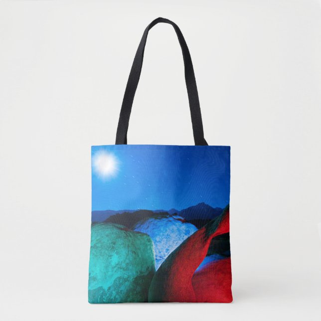 Mobius Arch & Rocks | Alabama Hills, California Tote Bag (Front)