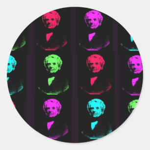 Mobius Collage Classic Round Sticker