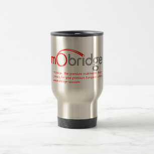 mObridge promotional travel mug
