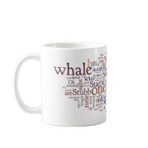 Moby Dick Mug - last chapters in blues and browns