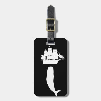 Moby Dick Rising Luggage Tag