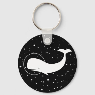 Moby in Space Key Ring
