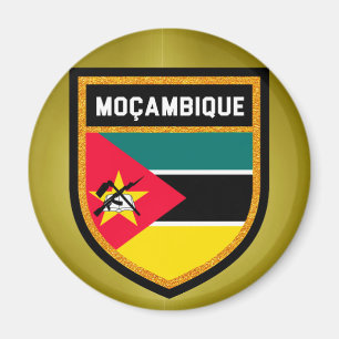 Moçambique Flag Magnet