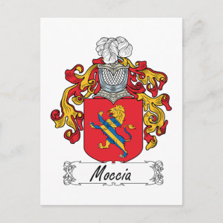 Moccia Family Crest Postcard