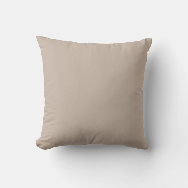 Mocha block colour cushion (Front)