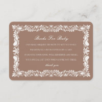 Mocha Brown Talavera Tile Books For Baby Insert