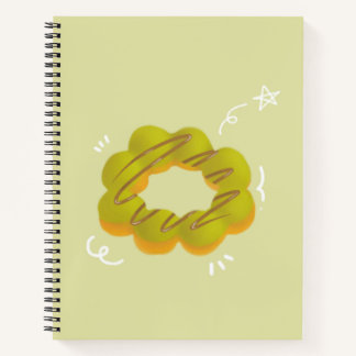 Mocha doughnut Spiral Notebook