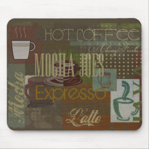 Mocha Joes Cafe Sign Mouse Mat