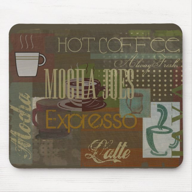 Mocha Joes Cafe Sign Mouse Mat (Front)
