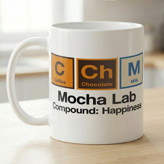 Mocha Lab Chemistry Coffee Vibes Coffee Mug (Creator Uploaded)