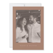 Mocha Mousse Boho Photo Wedding Modern