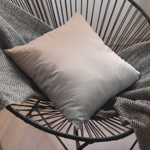Mocha Mousse Ombre Brown Cushion