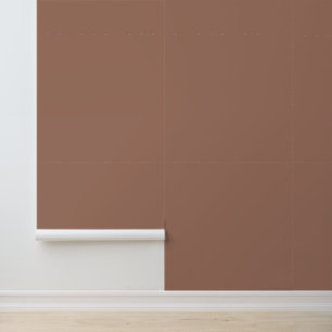 Mocha Mousse Solid Brown Wallpaper