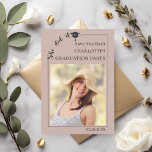 Mocha Photo Graduation Party Save the Date<br><div class="desc">Mocha, beige colored background. Celebrate your graduate’s big milestone in style with this modern Save the Date card for a graduation party. Featuring a clean minimalist layout, elegant typography, and a customizable photo, this design is perfect for announcing your celebration in a timeless way. Add your graduate’s name, photo, and...</div>
