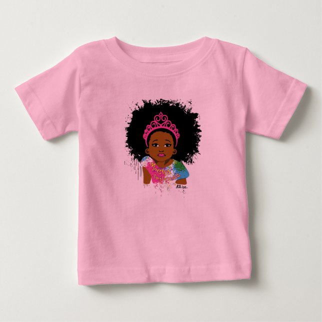 Mocha Princess Baby Tee (Front)