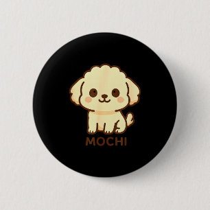 Mochi Dog Toy Odle 6 Cm Round Badge
