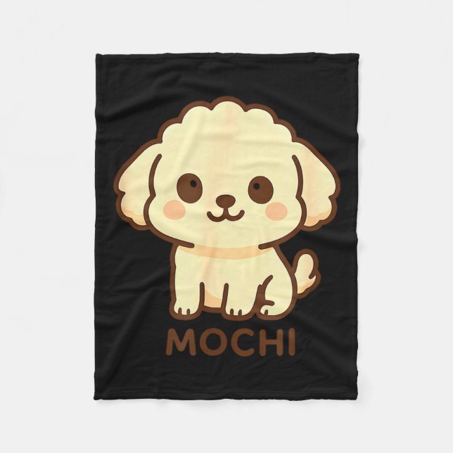Mochi Dog Toy Odle  Fleece Blanket (Front)