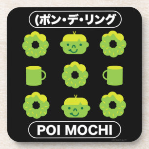 Mochi Doughnuts Poi Mochi And Coffee Coaster