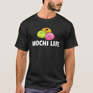 Mochi Ice Cream Rice Cake Balls Doughnut T-Shirt