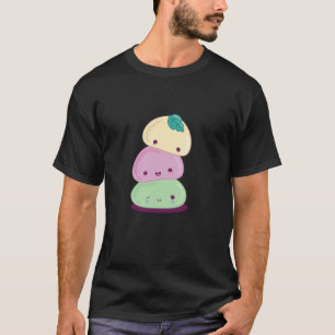 Mochi Japan Food Stack Cute T-Shirt