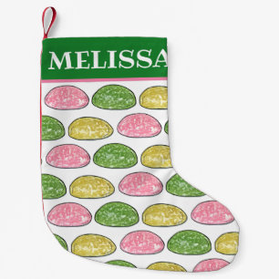 Mochi Japanese New Year Food Rice Cake Foodie Small Christmas Stocking