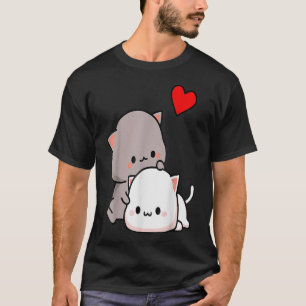 Mochi peach cat goma love, Valentine’s day 2022 T-Shirt