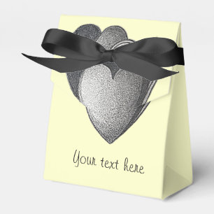 mochrome stuff for romantic birthday favour box