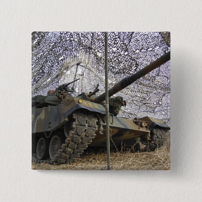 Mock aggressors from Republic of Korea 2 15 Cm Square Badge (Front)