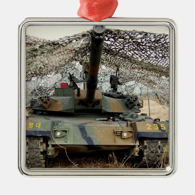 Mock aggressors from Republic of Korea Metal Tree Decoration (Front)