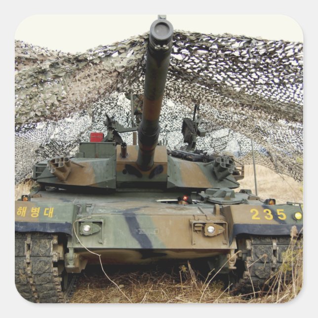 Mock aggressors from Republic of Korea Square Sticker (Front)