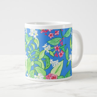 Mock Orange and Weigelia Jumbo Mug, Large Coffee Mug