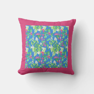 Mock Orange and Weigelia Pillow or Cushion