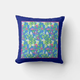 Mock Orange and Weigelia Pillow or Cushion