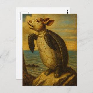 Mock Turtle Lewis Carroll Character Postcard