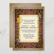 Mock Up Mediaeval Illuminated Manuscript Wedding